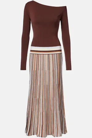 FAITHFULL THE BRAND Citara knitted cotton-blend maxi dress