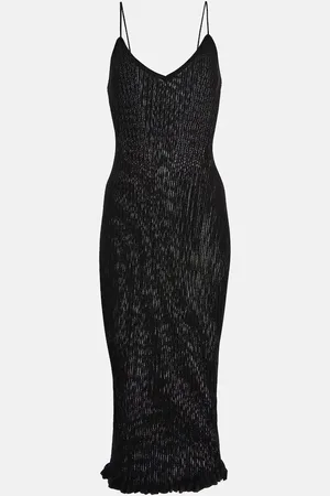 Khaite Nolita ribbed-knit slip dress