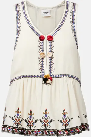 Marant Etoile Embroidered top