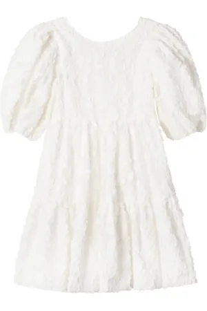 Tartine Et Chocolat Embroidered cotton-blend dress