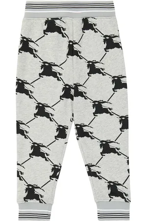 Burberry Printed cotton jersey sweatpants