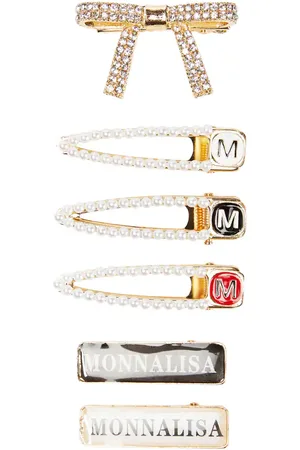 MONNALISA Set of 6 embellished hair clips