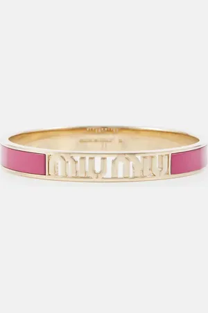 Miu Miu Logo enameled bracelet