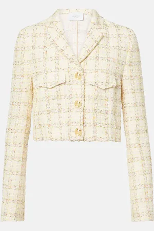 Giambattista Valli Checked cotton-blend jacket