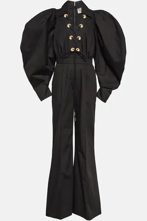 Elie saab Puffed-sleeve jumpsuit