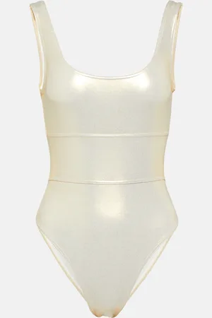 Melissa Odabash Perugia metallic swimsuit