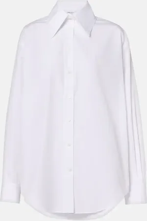 Alexander McQueen Oversized cotton poplin shirt