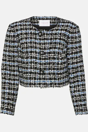 Carolina Herrera Cropped tweed jacket