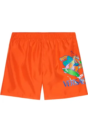 VERSACE Printed swim trunks