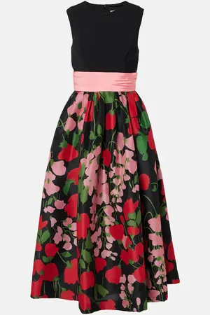 Carolina Herrera Silk midi dress