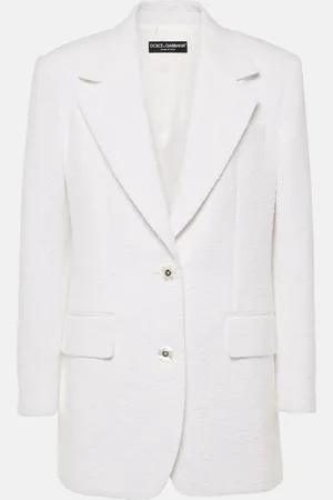 Dolce & Gabbana Cotton-blend tweed blazer