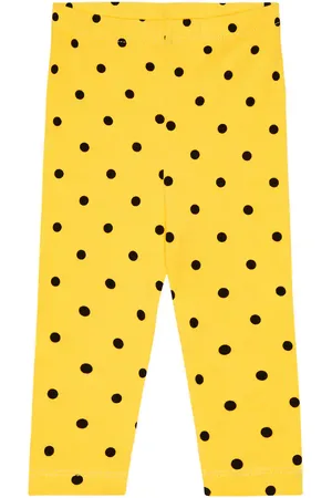 Mini Rodini Baby polka-dot jersey leggings