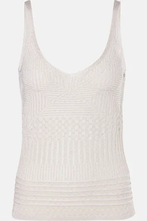 Missoni Metallic jersey tank top