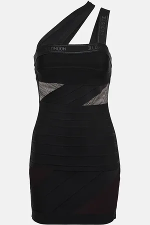 DAVID KOMA One-shoulder minidress