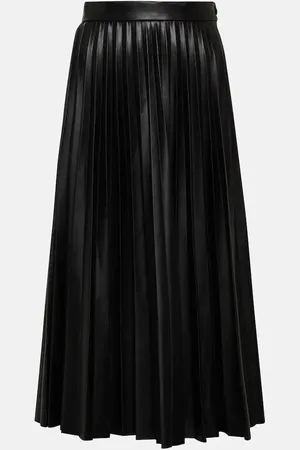 Maison Margiela High-rise pleated midi skirt