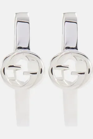 Gucci Interlocking G sterling hoop earrings