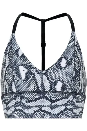 Adam Selman Sport Snake-print sports bra