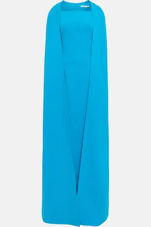 Safiyaa Cape crÃªpe maxi dress