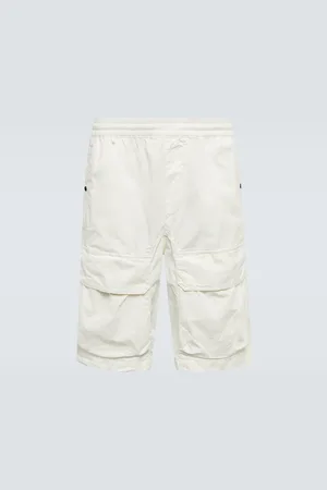 C.P. Company Cotton-blend jersey cargo shorts