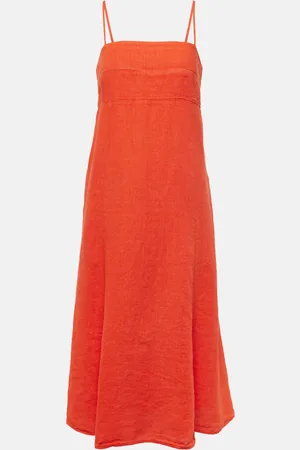 Velvet Stephie linen midi dress