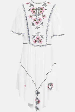 Isabel Marant Sinezia embroidered midi dress