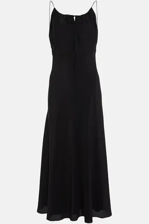 Totême Halterneck silk maxi dress
