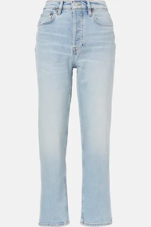 RE/DONE 70s Stove Pipe low-rise straight jeans