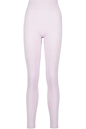 Adam Selman Sport High-rise ribbed leggings