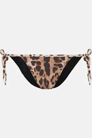 Dolce & Gabbana Leopard-printed bikini bottoms