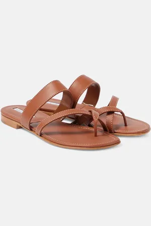Manolo Blahnik Susacru leather sandals