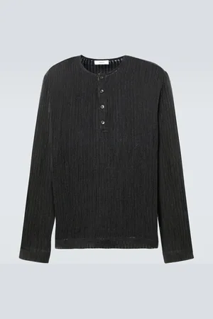COMMAS Striped Henley shirt