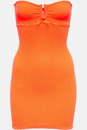 Reina Olga La Sciura textured bandeau minidress