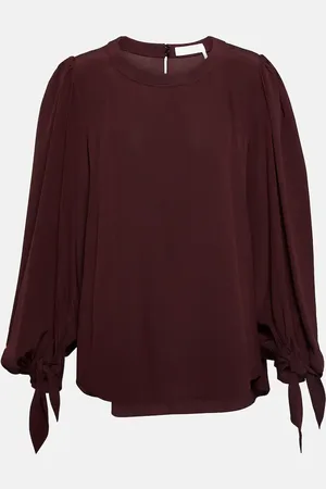 Chloé Silk crÃªpe de chine blouse