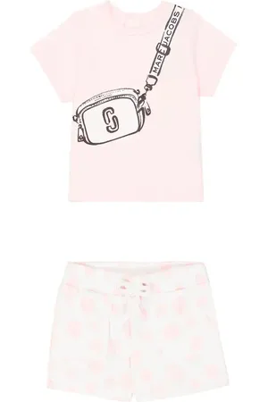 Marc Jacobs Baby printed cotton T-shirt and shorts set