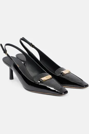 Salvatore Ferragamo Patent leather slingback pumps