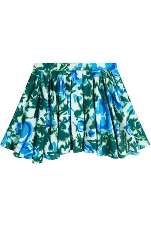 MORLEY Floral cotton-blend skirt