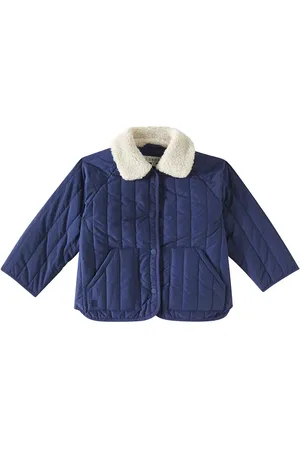 Liewood Giro faux shearling-trimmed quilted jacket