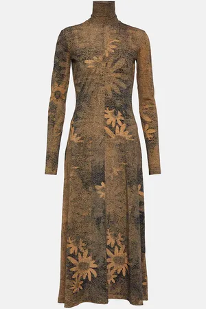 Maison Margiela Floral midi dress