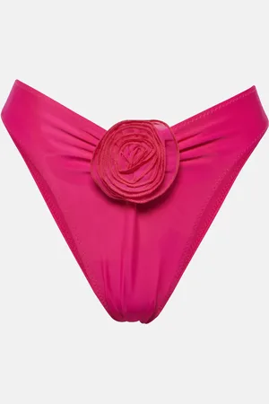 SAME Rose floral-appliquÃ© bikini bottoms