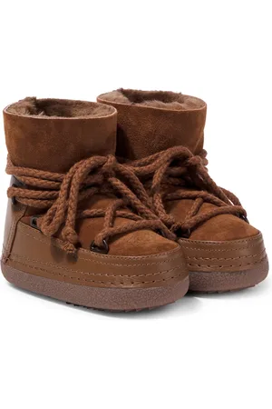 INUIKII Classic leather and suede snow boots