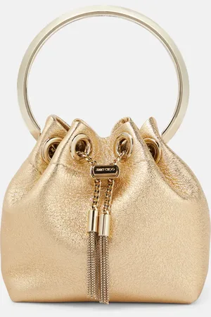 Jimmy Choo Bon Bon Micro leather bucket bag
