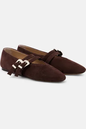 Le Monde Beryl Claudia suede Mary Jane flats