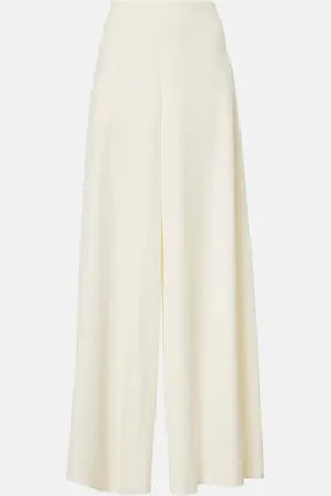 The Row Dela wool wide-leg pants