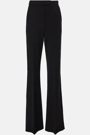 Max Mara Norcia pleated jersey straight pants