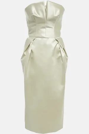 Maison Margiela Satin midi dress