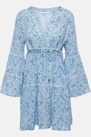 Heidi Klein Camps Bay Beach printed cotton kaftan