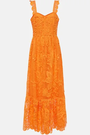Farm Rio Guipure lace maxi dress
