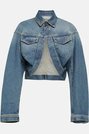 Alaïa Cropped denim jacket