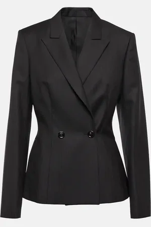 Alaïa Herringbone wool gabardine blazer