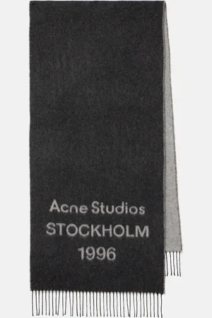 Acne Studios Logo wool scarf